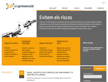 Tablet Screenshot of eixprevencio.com